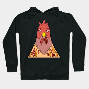 Cartoon Chicken Friend Hoodie